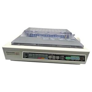 Vintage Panasonic KX-P2123 Quiet Printing 24 Pin Dot Matrix Printer Powers On